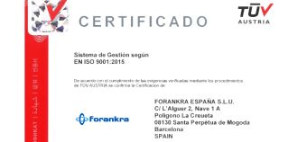 UNE-EN ISO 9001:2015